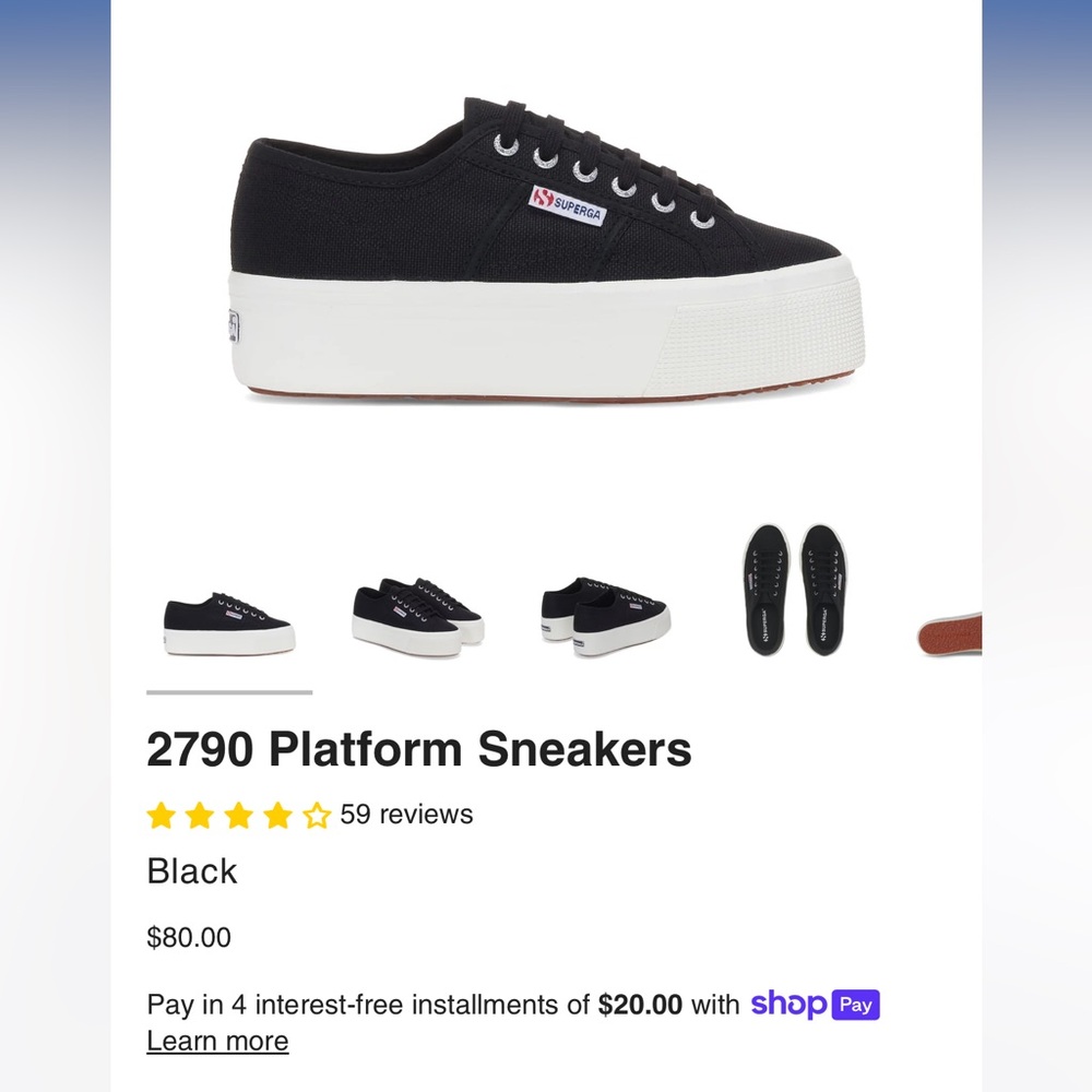 Superga shoes size 39